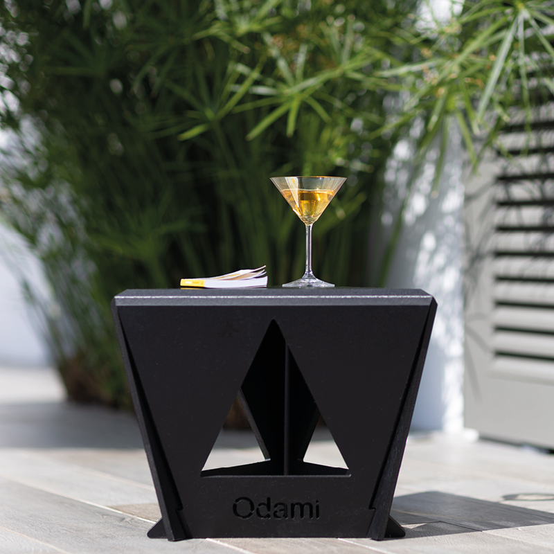 petite table appoint pliable triangle Odami